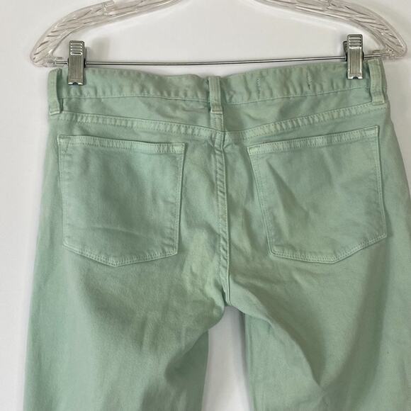 J. Crew Mint Green Toothpick Skinny Jeans Denim - Picture 9 of 13